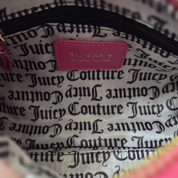 Juicy Couture Mini Barrell Fuchsia Sequin Crossbody Bag NWT - Picture 10 of 14